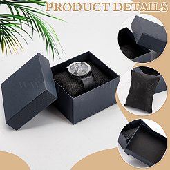 Cardboard Jewelry Watch Storage Gift Box&nbsp;CON-WH0092-67B