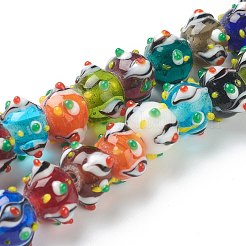 Handmade Bumpy Lampwork Beads&nbsp;LAMP-J092-09
