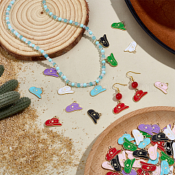 56Pcs 7 Colors Alloy Enamel Pendants&nbsp;FIND-PH0029-43