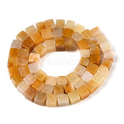 Natural Topaz Jade Beads Strands&nbsp;G-T139-6x6-30B