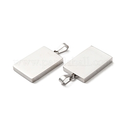Non-Tarnish 304 Stainless Steel Pendants&nbsp;STAS-R120-03P