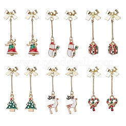 Alloy Enamel Stud Earrings&nbsp;EJEW-JE06564