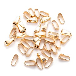 Brass Snap on Bails&nbsp;KK-F824-107G