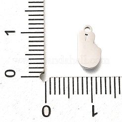 304 Stainless Steel Charms&nbsp;STAS-L022-407P-01