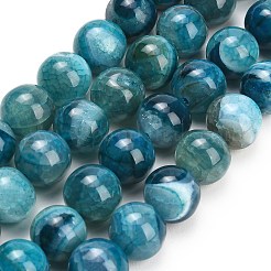 Natural Dragon Veins Agate Beads Strands&nbsp;GG-L001-L01-01G