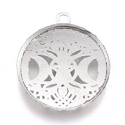 Tibetan Style Hollow Alloy Pendants&nbsp;TIBEP-F075-01AS-RS