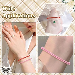 100Pcs 10 Colors Adjustable Waxed Polyester Cord Bracelets Making&nbsp;BJEW-CJ00002