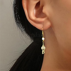 10Pcs Brass Micro Pave Cubic Zirconia Pendants&nbsp;KK-SZ0003-16