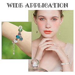 32Pcs 8 Colors 304 Stainless Steel Rhinestone Beads&nbsp;STAS-DC0010-94