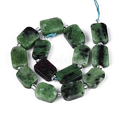 Natural Ruby in Zoisite Beads Strands&nbsp;G-C098-A38-01