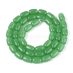 Imitation Jade Glass Beads Strands&nbsp;GLAA-T028-14J-A03