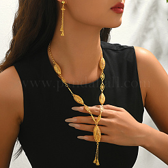 Geometric Hollow Alloy Earrings & Necklaces Sets for Women Party and Festive Wear&nbsp;TW5135