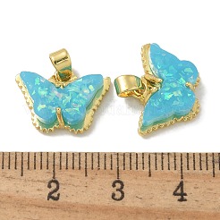 Rack Plating Brass Pendants&nbsp;KK-Q009-07G-05