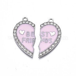 Alloy Enamel Split Pendant&nbsp;ENAM-S130-25G