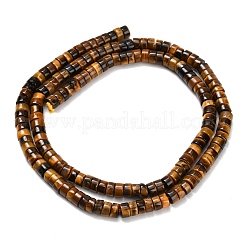 Natural Tiger Eye Beads Strands&nbsp;G-Z110-A34-2x4mm-02