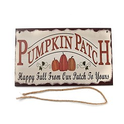 Halloween Wooden Door Hanging Welcome Sign Board&nbsp;HJEW-Z002-04A