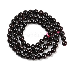 Garnet Round Beads Strands&nbsp;G-O081-03-6mm