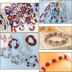 200Pcs Pave Disco Ball Beads&nbsp;RB-PA0001-11F