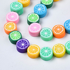 Handmade Polymer Clay Bead Strands&nbsp;CLAY-N006-79