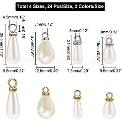 84pcs 7 style ABS Plastic Imitation Pearl Pendants&nbsp;KY-CA0001-23