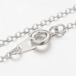 Platinum Plated Vintage Chakra Jewelry Brass Gemstone Cross Pendant Necklaces&nbsp;NJEW-JN01155-02