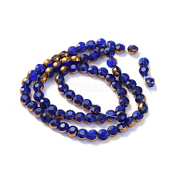 Electroplate Glass Beads Strands&nbsp;EGLA-A040-01G