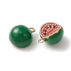 2Pcs Brass Enamel Charms&nbsp;KK-YW0001-73