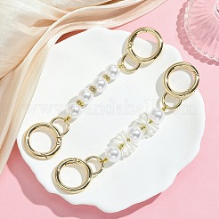 2Pcs Zinc Alloy Spring Gate Rings Bag Extension Chains&nbsp;AJEW-BA00141