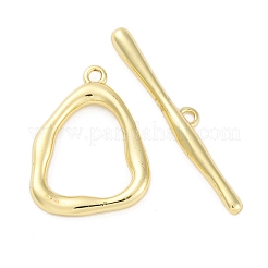 Brass Toggle Clasps&nbsp;KK-Z084-06G