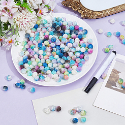 240Pcs 8 Colors Imitation Pearl Acrylic Beads&nbsp;OACR-PA0001-62