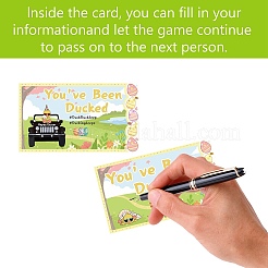 50Pcs Duck Theme Paper Card&nbsp;AJEW-CN0001-90A