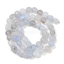 Nature Blue chalcedony Beads Strands&nbsp;G-D303-01