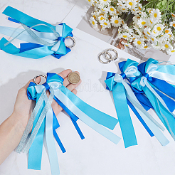 Alloy & Ribbon Ornament Accessories Shoe Charms&nbsp;DIY-CY0002-96C