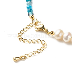 Natural Pearl Beaded Necklace&nbsp;NJEW-JN03765-01
