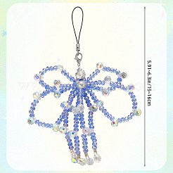 1Pc Glass Mobile Straps&nbsp;HJEW-SZ0001-59D
