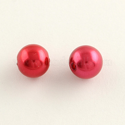 Round ABS Plastic Imitation Pearl Beads&nbsp;MACR-R546-19