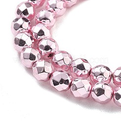 Electroplated Synthetic Non-magnetic Hematite Beads Strands&nbsp;G-B132-B01-01A