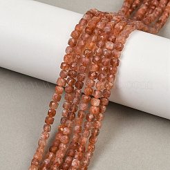 Natural Sunstone Beads Strands&nbsp;G-L537-016B