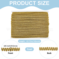Polyester Fiber Lace Trim&nbsp;OCOR-WH0101-225A