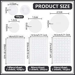 9Pcs 3 Styles PVC Self Adhesive Sealing Sticker&nbsp;DIY-OC0013-84
