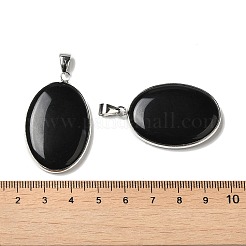 Natural Obsidian Pendants&nbsp;G-M415-01P-01