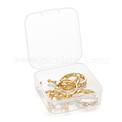 6Pcs 6 Styles Brass Micro Pave Cubic Zirconia Cuff Rings&nbsp;RJEW-LS0001-42G