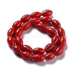 Handmade Gold Sand Lampwork Beads&nbsp;LAMP-F020-35G