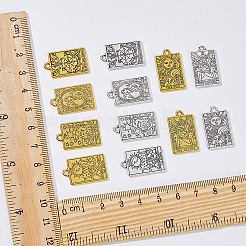 48Pcs 12 Styles Rack Plating Alloy Pendants&nbsp;FIND-DC0003-34