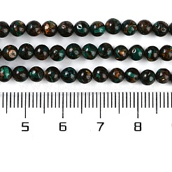 Assembled Natural Malachite & Bronzite Beads Strands&nbsp;G-A230-D02-01