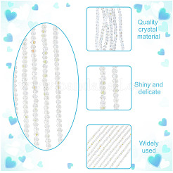 10 Strands Imitate Austrian Crystal Bicone Glass Beads Strands&nbsp;GLAA-HY0001-37A