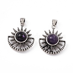 Natural Amethyst Pendants&nbsp;KK-A173-08AS-01