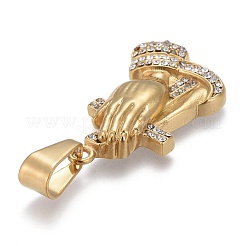 304 Stainless Steel Pendants&nbsp;STAS-K214-18G