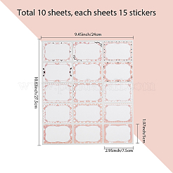 PVC Self Adhesive Stickers&nbsp;DIY-WH20007-64C