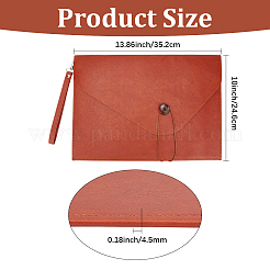 Rectangle PU Leather File Pockets&nbsp;AJEW-WH20070-208B
